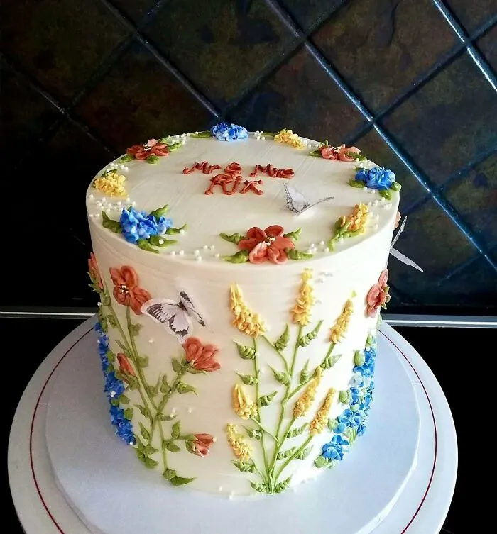 We Made This Little Wedding Cake For A Small Ceremony For The Loveliest Couple