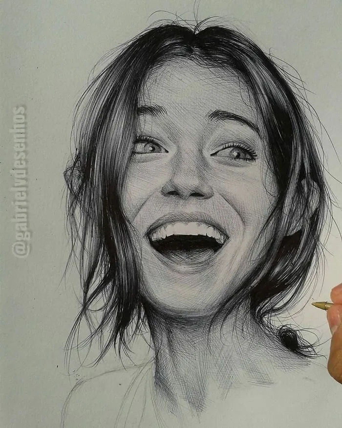 40 Times Gabriel Vinícius Proved A Simple Pen Can Create Stunningly Realistic Art