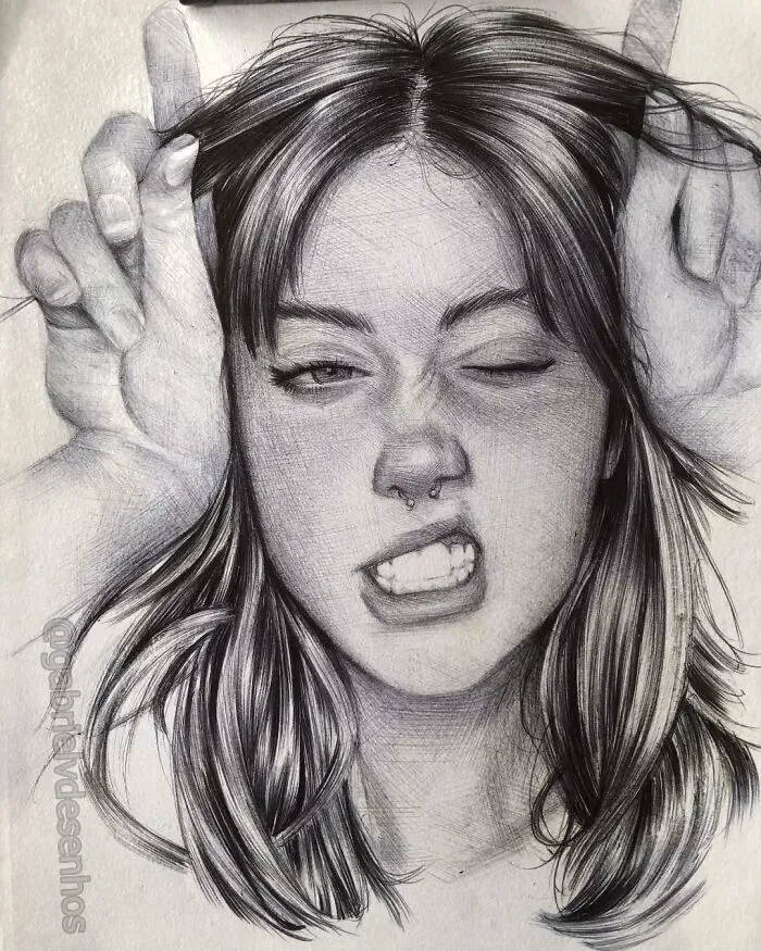 40 Times Gabriel Vinícius Proved A Simple Pen Can Create Stunningly Realistic Art