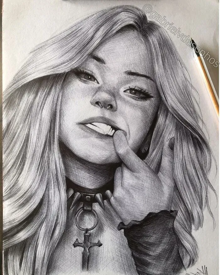 40 Times Gabriel Vinícius Proved A Simple Pen Can Create Stunningly Realistic Art