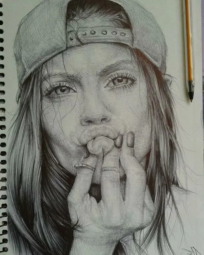 40 Times Gabriel Vinícius Proved A Simple Pen Can Create Stunningly Realistic Art