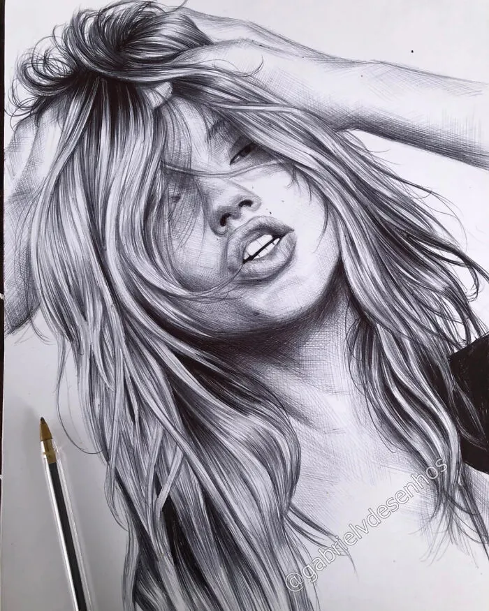40 Times Gabriel Vinícius Proved A Simple Pen Can Create Stunningly Realistic Art