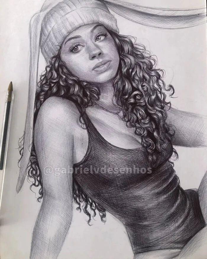 40 Times Gabriel Vinícius Proved A Simple Pen Can Create Stunningly Realistic Art