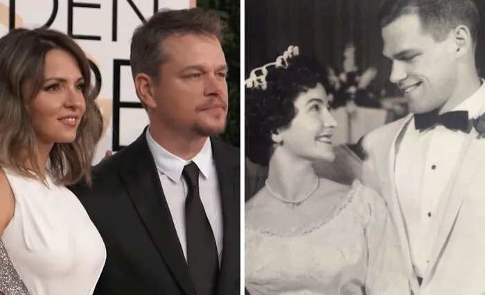 Luciana Barroso And Matt Damon Looks Like Redditor's Parents During Their Wedding