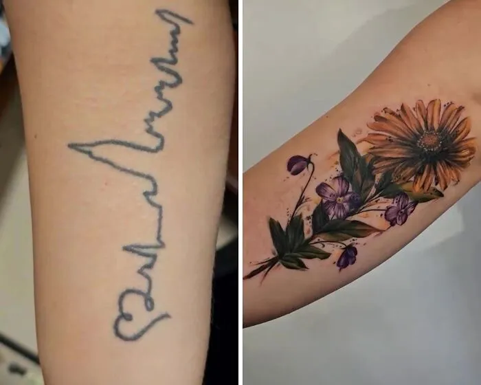My Sh**ty Skyline Watercolor Coverup