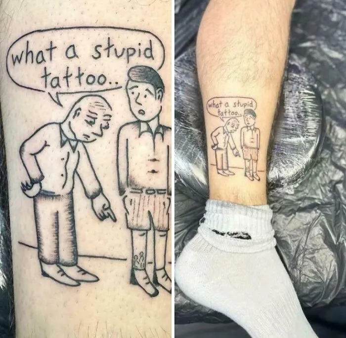 Qué tatuaje más estúpido