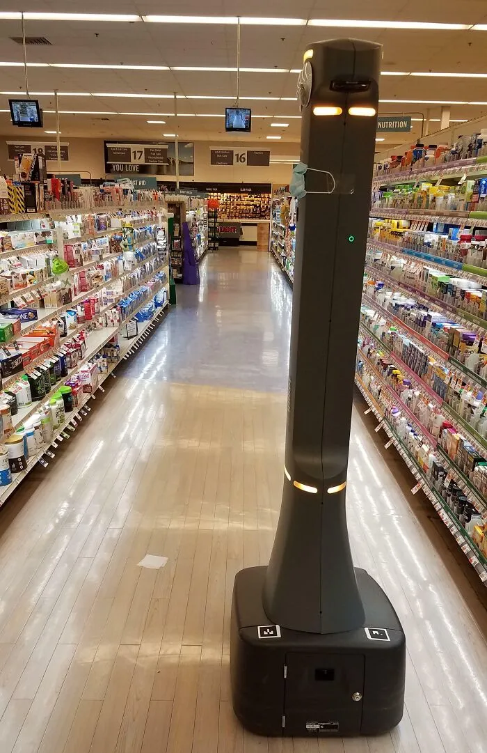 The Grocery Robot Pleaded For 15 Minutes For Cleanup In Aisle 16 For A Square Of Tissue. No One Came