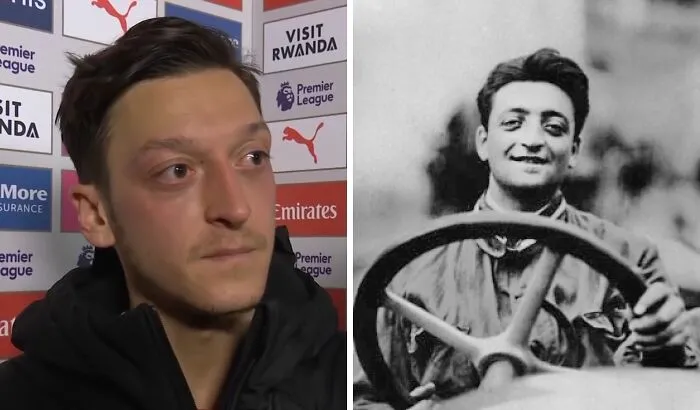 Soccer Star Mesut Ozil Looks Like Enzo Ferrari