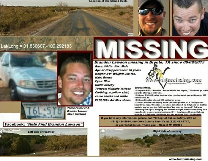 Disappearance Of Brandon Lawson
