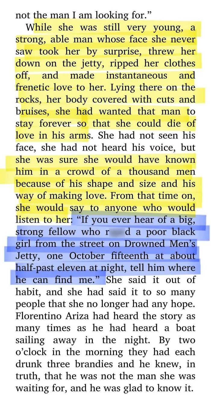Her A*****t Was So Wonderful That She Spent Her Life Looking For Him?! (Love In The Time Of Cholera By Gabriel García Márquez)