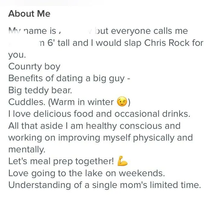 Tinder bio example for guys highlighting personality traits, hobbies, and lifestyle for an appealing dating profile.