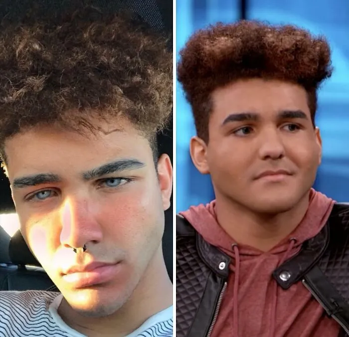Su insta vs en la tele