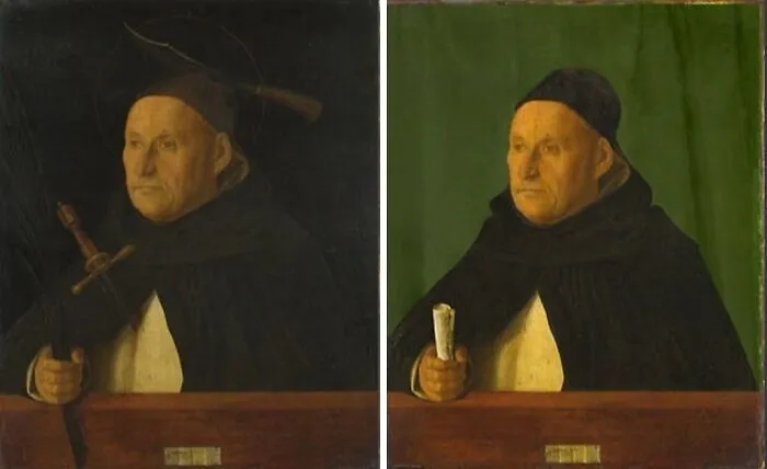 “A Dominican, With The Attributes Of Saint Peter Martyr” By Giovanni Bellini 