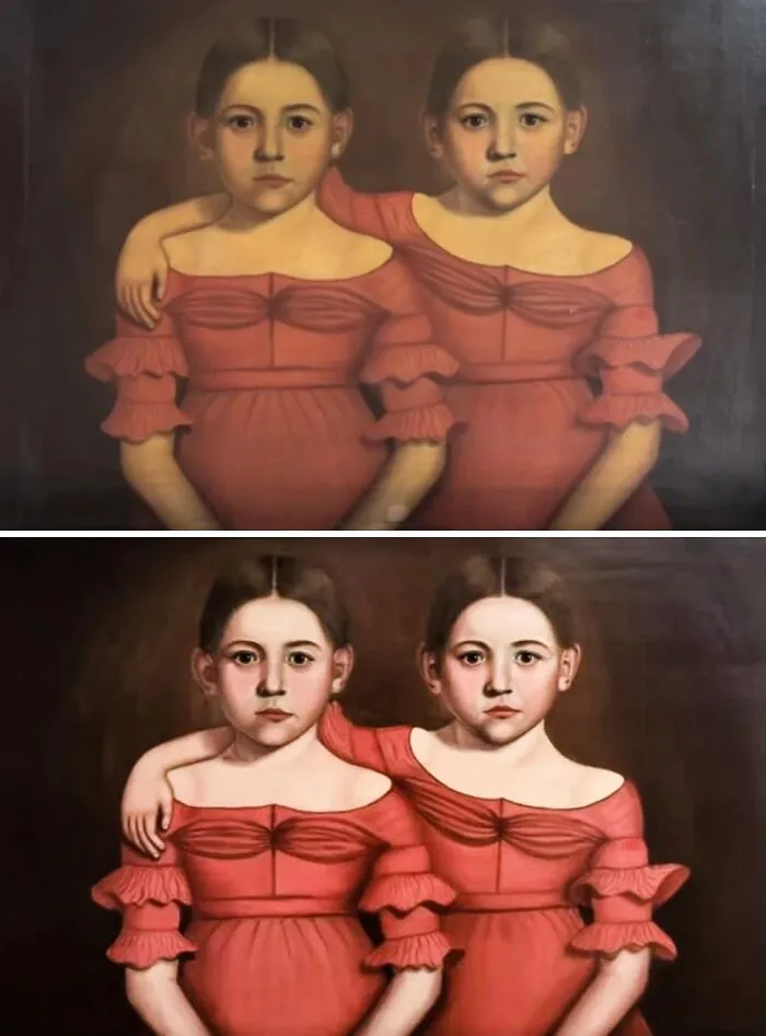 "Portrait Of Twin Sisters"