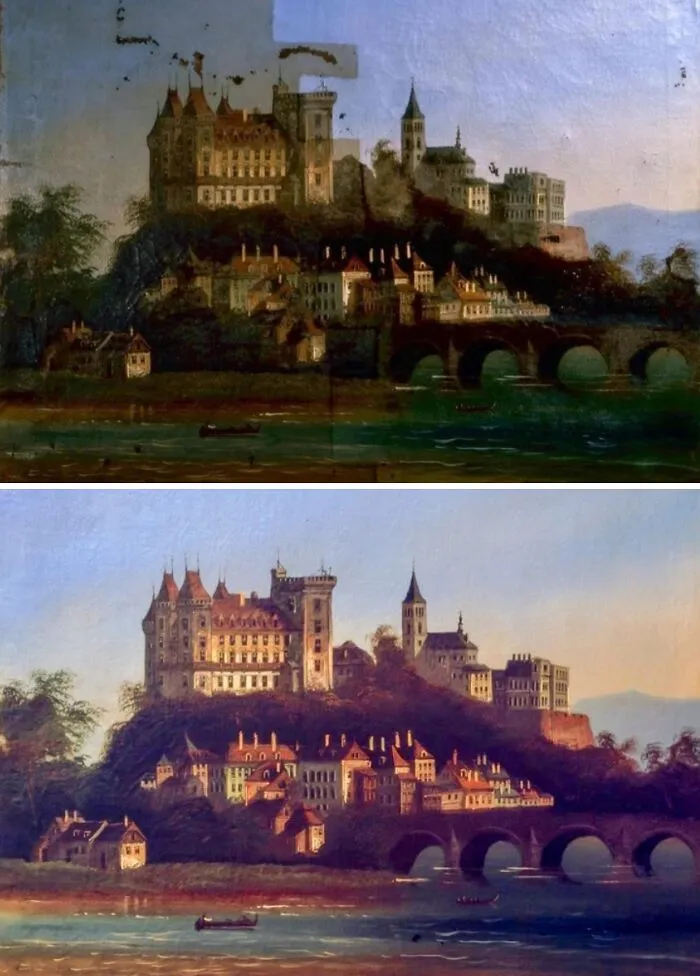  "Fantastische Landschaft" By Johann Wilhelm Jankowski 
