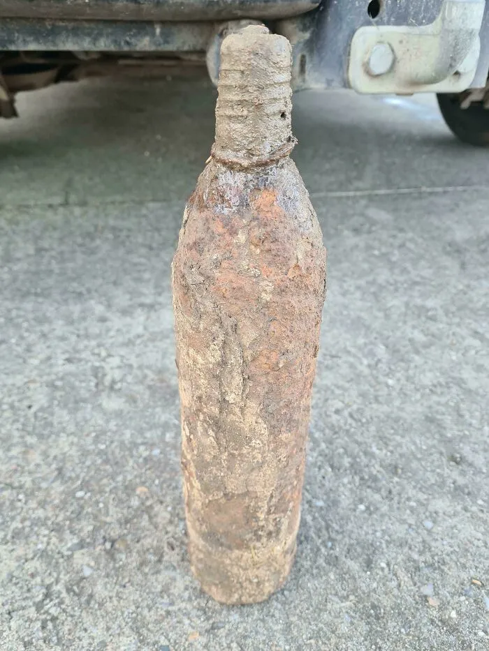 Found This Heavy Thing Burried In My Yard, I Tried To Unscrew The Lid But Didn't Come Off