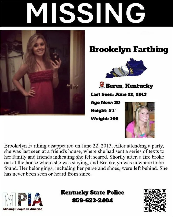 Disappearance Of Brookelyn Farthing