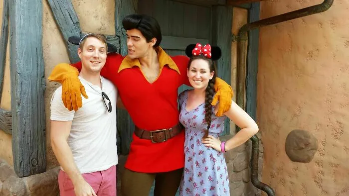 Fui a Disney World en Orlando y conocí a Gastón. Parece que logré que se olvidara de Bella por un rato.