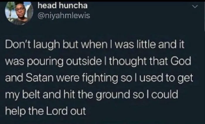 He's On The Side Of The Angels.