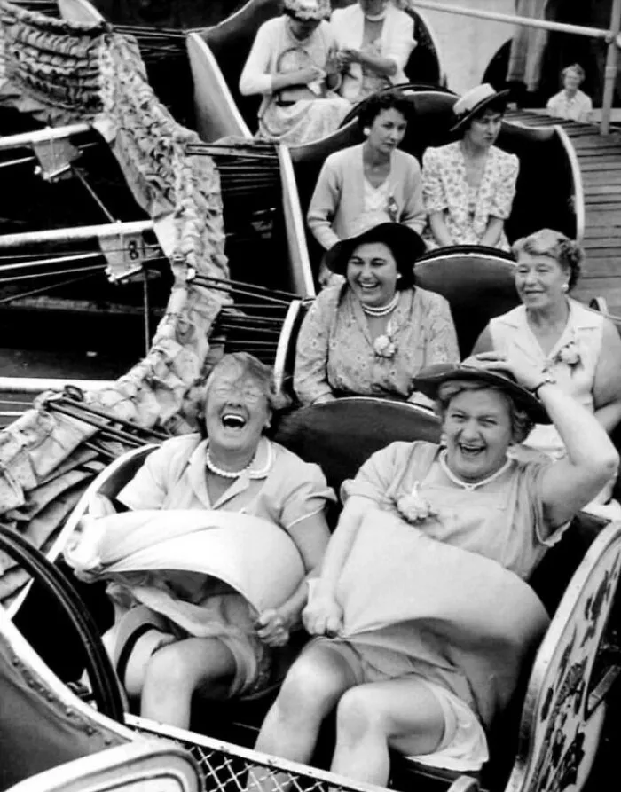In 1956, A Group Of Women From Clapham, England, Made The Journey To Margate, Kent, For A Day Out At Dreamland, A Renowned Amusement Park