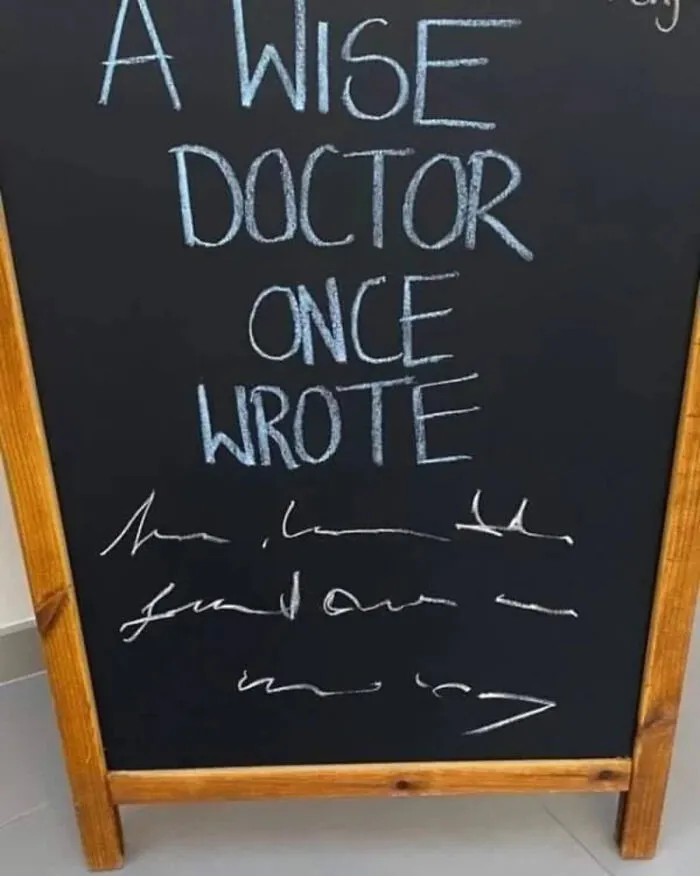 Un doctor sabio escribió una vez...