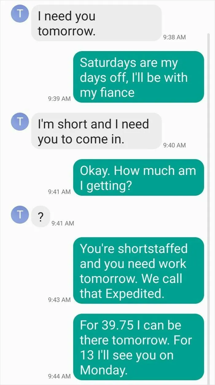 Between A Friend And His Manager At A Small Packing Plant