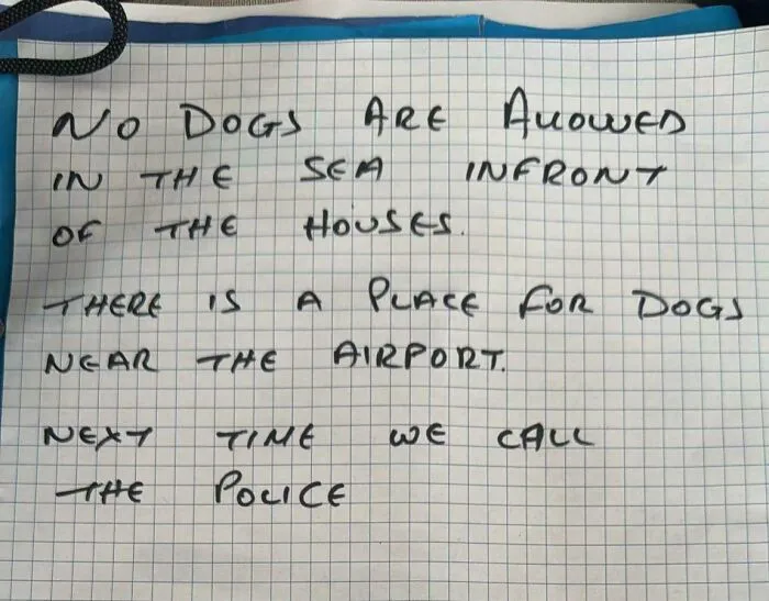 This Letter I Get From My Neighbors On The First Day Of Summer Vacation