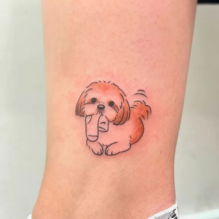 Funny, Cute, And Irresistible Tattoos That Bring Smiles (36 Pics)