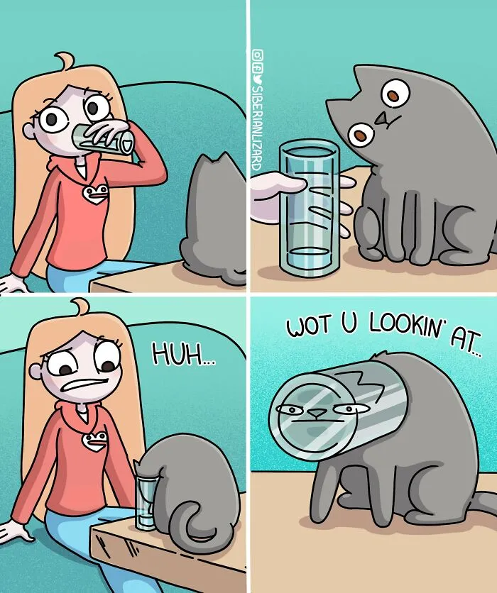 Siberian Girl Illustrates Her Daily Life With Two Ferrets And Other Funny Situations (50 New Pics)