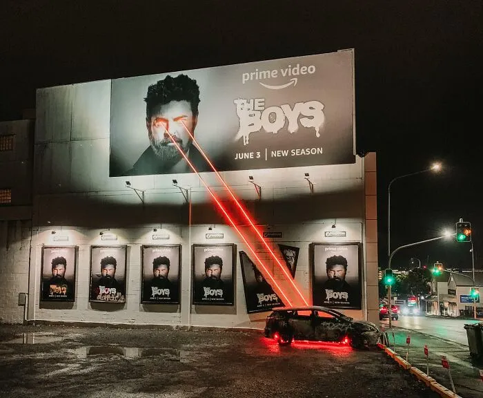 This Creative Billboard Campaign For A Superhero Show