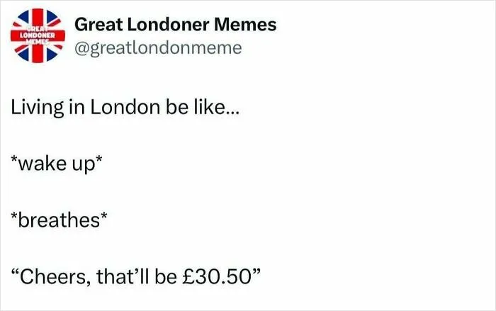 “Great London Memes”: 50 Hilarious Posts From This Page Dedicated To UK Humor