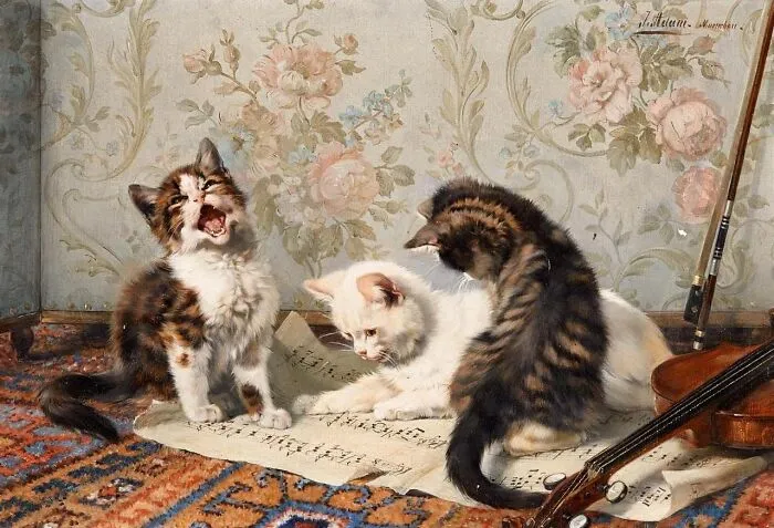 Gatitos en partituras, Julius Adam