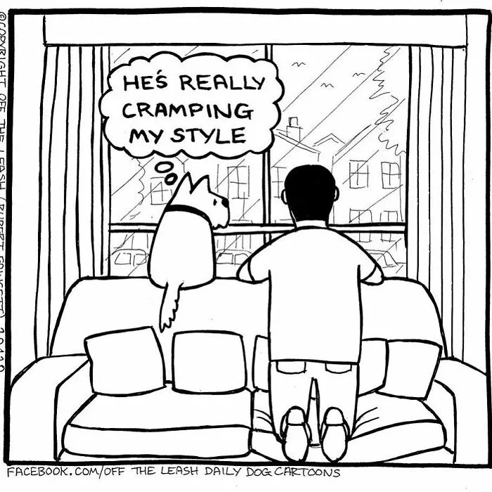 Living With Dogs Summed Up In 32 Comics By “Off The Leash” (New Pics)