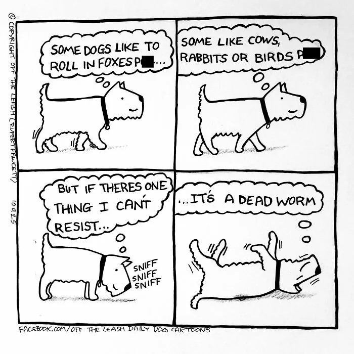 Living With Dogs Summed Up In 32 Comics By “Off The Leash” (New Pics)