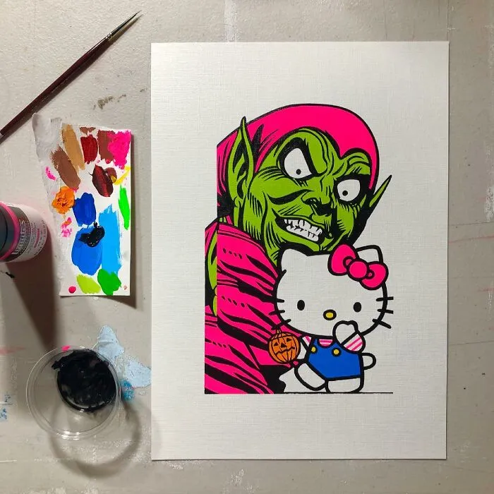 Cartoon Nostalgia With A Twist: Aaron Craig’s Playful Pop Mash-UPS-Interview