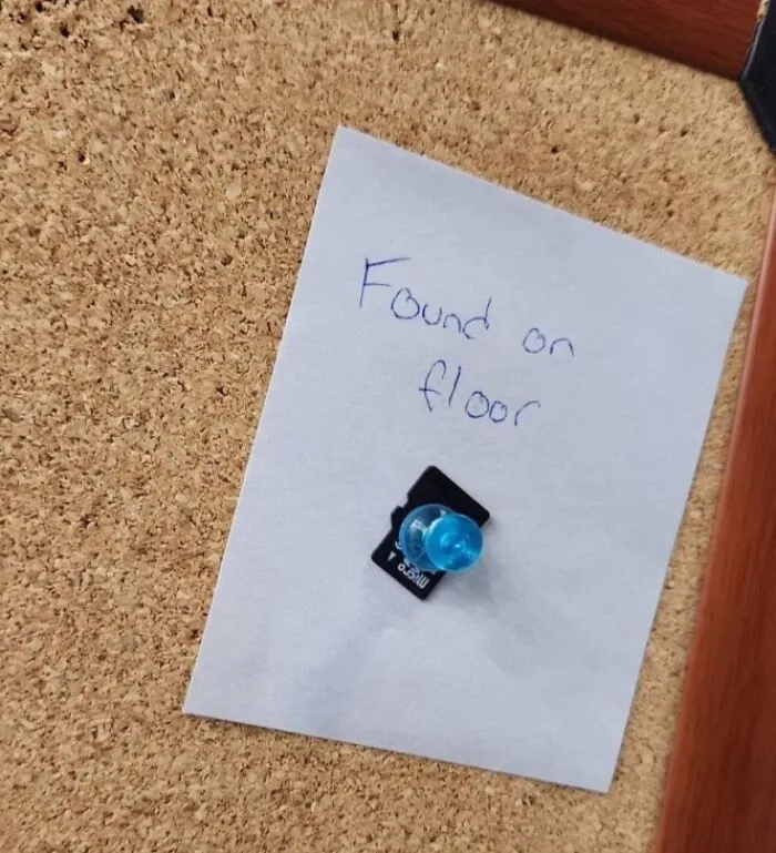Who Lost Their SD Card?