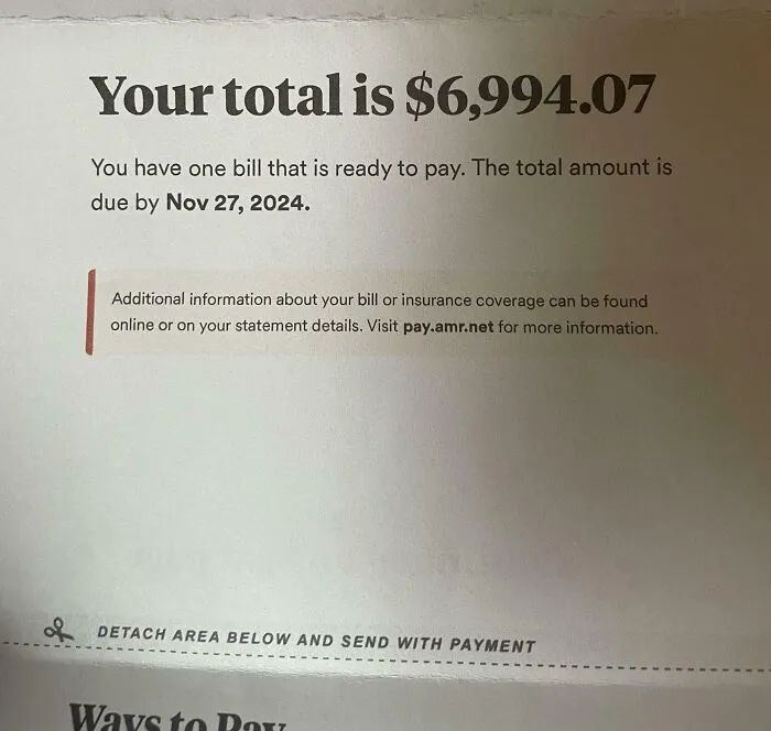 My Ambulance Bill