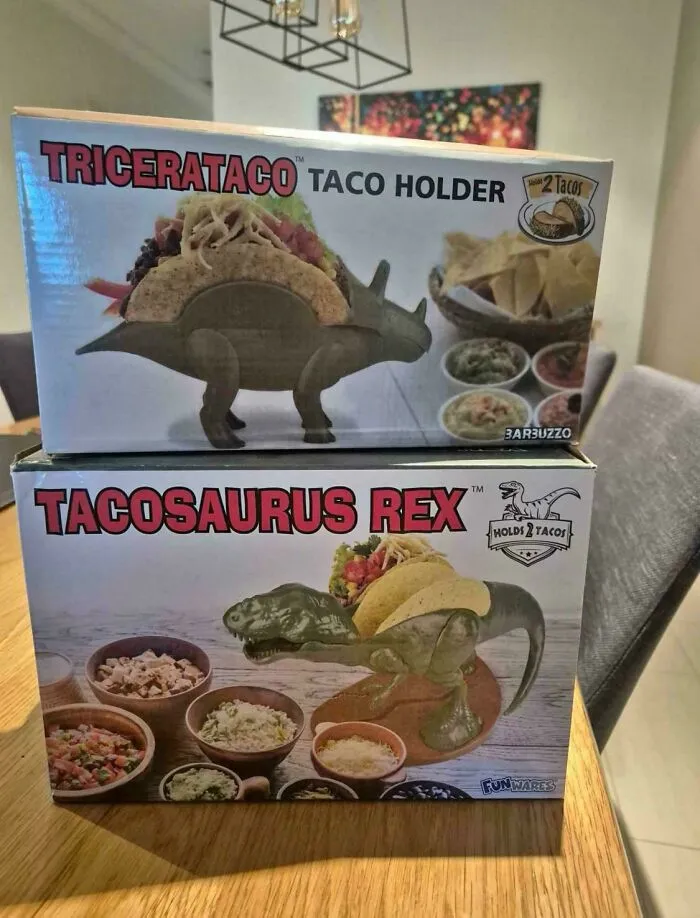 Dinosaur Taco Holders