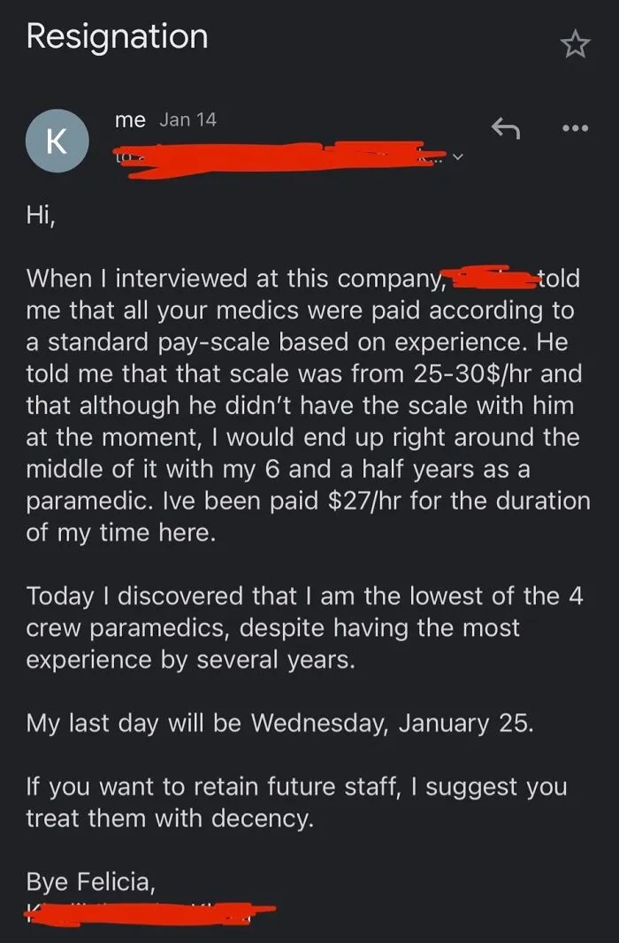 Just Found I'm The Single Lowest Paid Paramedic At My Ambulance Company, Despite Having The Most Experience By Several Years