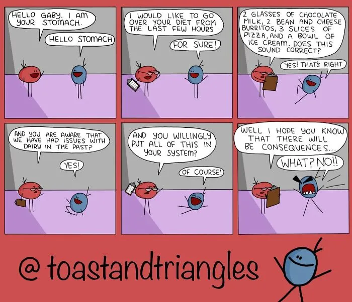 30 "Toast And Triangles" Comics That Perfectly Capture Human Quirks