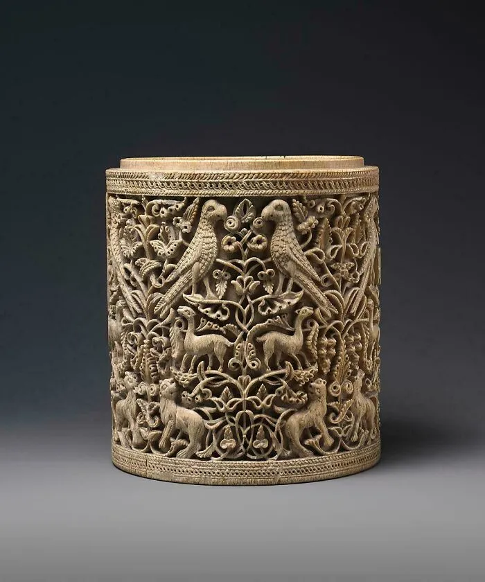 Pyxis From Umayyad Al-Andalus, 10th Century Ce