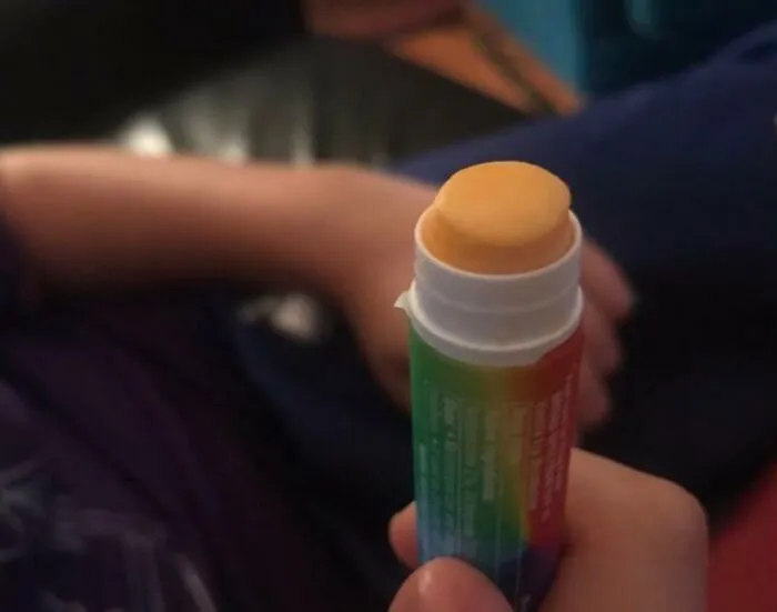 My 9-Year Old Daughter Has Taken An Old Lip Balm Tube And Filled It With Cheese So She Can Eat It In Class