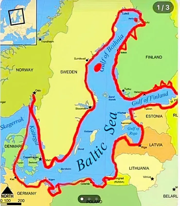 Fun Fact: The Baltic Sea Is A Crocodile Eating Finland
