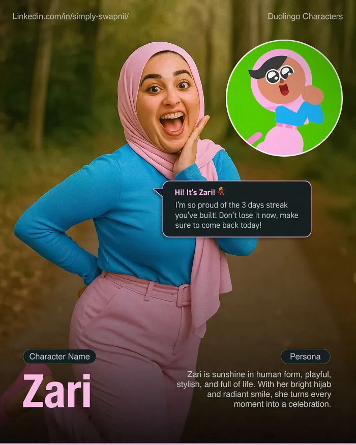 Zari From Duolingo