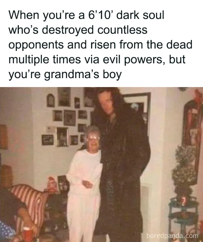 This Monstrous Unit With His Granny.
