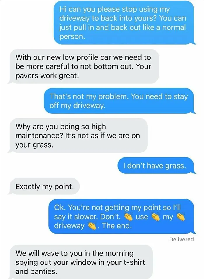 “You’re A Heavier Girl, I Get It”: 42 Unbearable Neighbors These People Have To Deal With (New Pics)