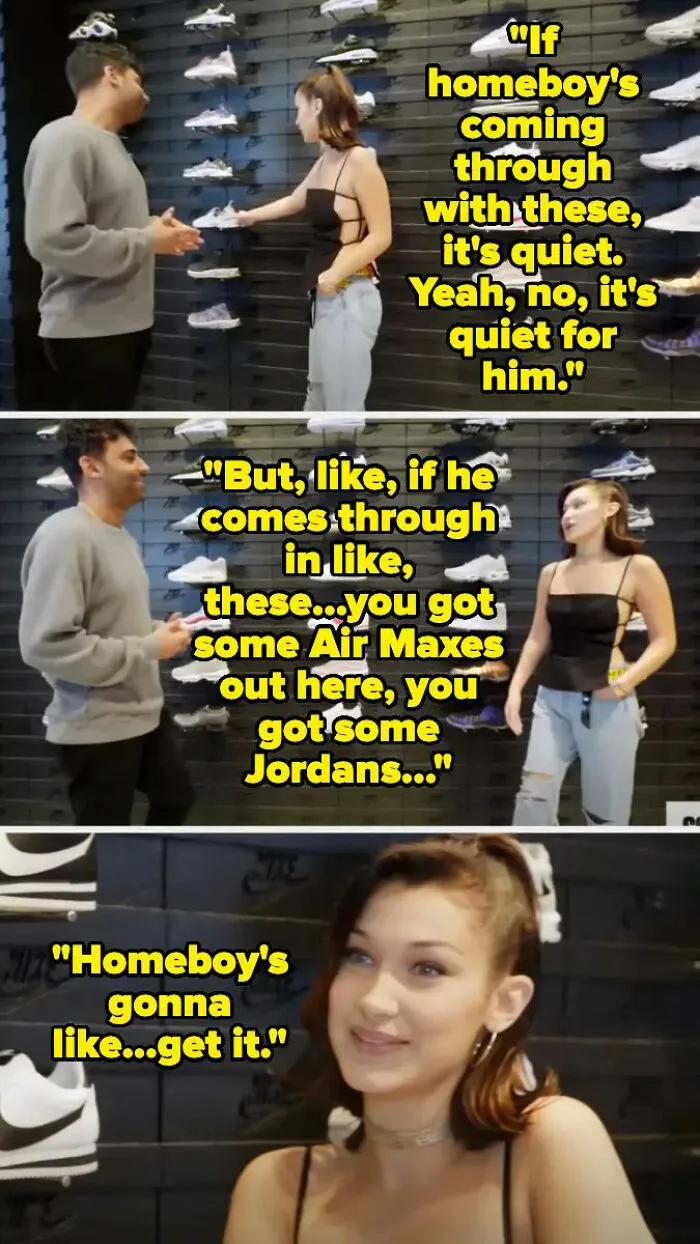 Bella Hadid’s Attempt At Ghetto Lingo Became A Meme