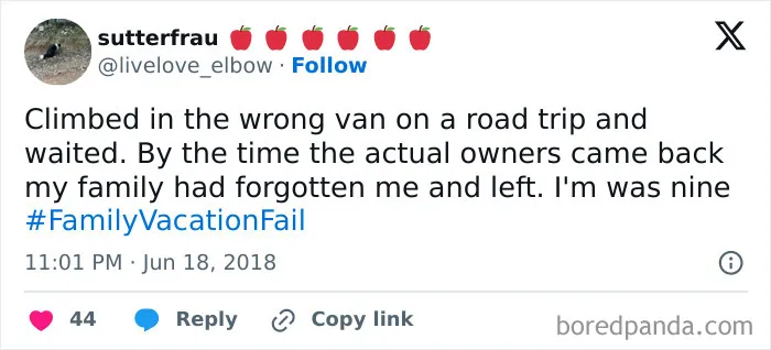 Road Trip Misadventure