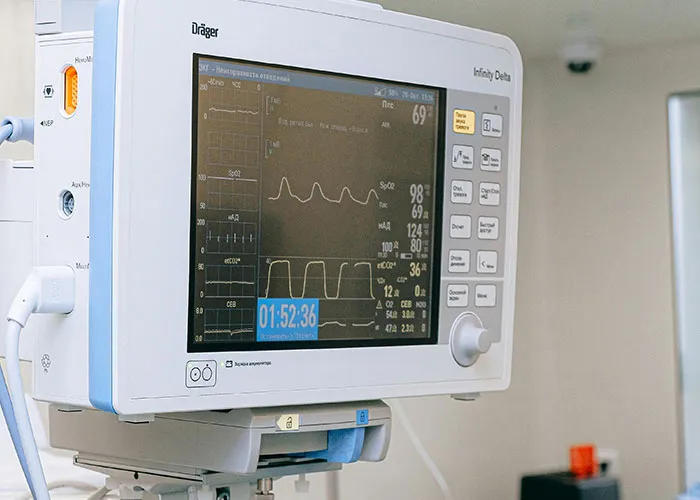 Medical monitor displaying vital signs in a clinical setting related to terrifying true stories hard to believe.