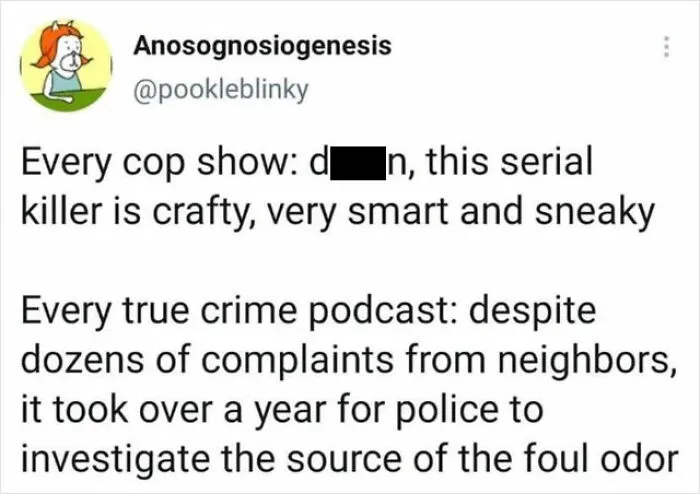 Probably Why I Prefer The Fictional Crime LOL